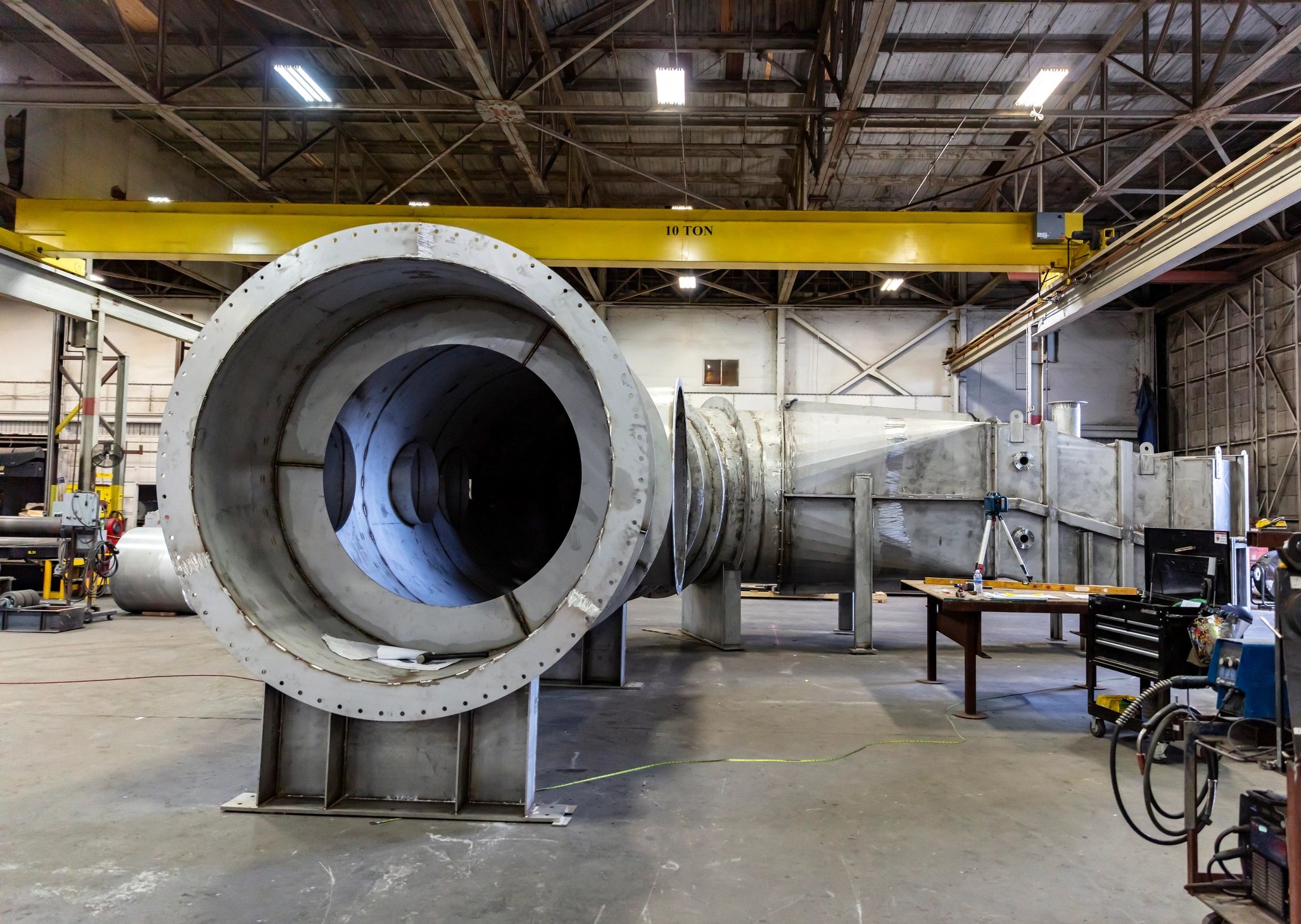 Industrial engineering facility interior