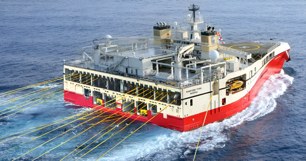 TGS Ramform Vanguard seismic vessel